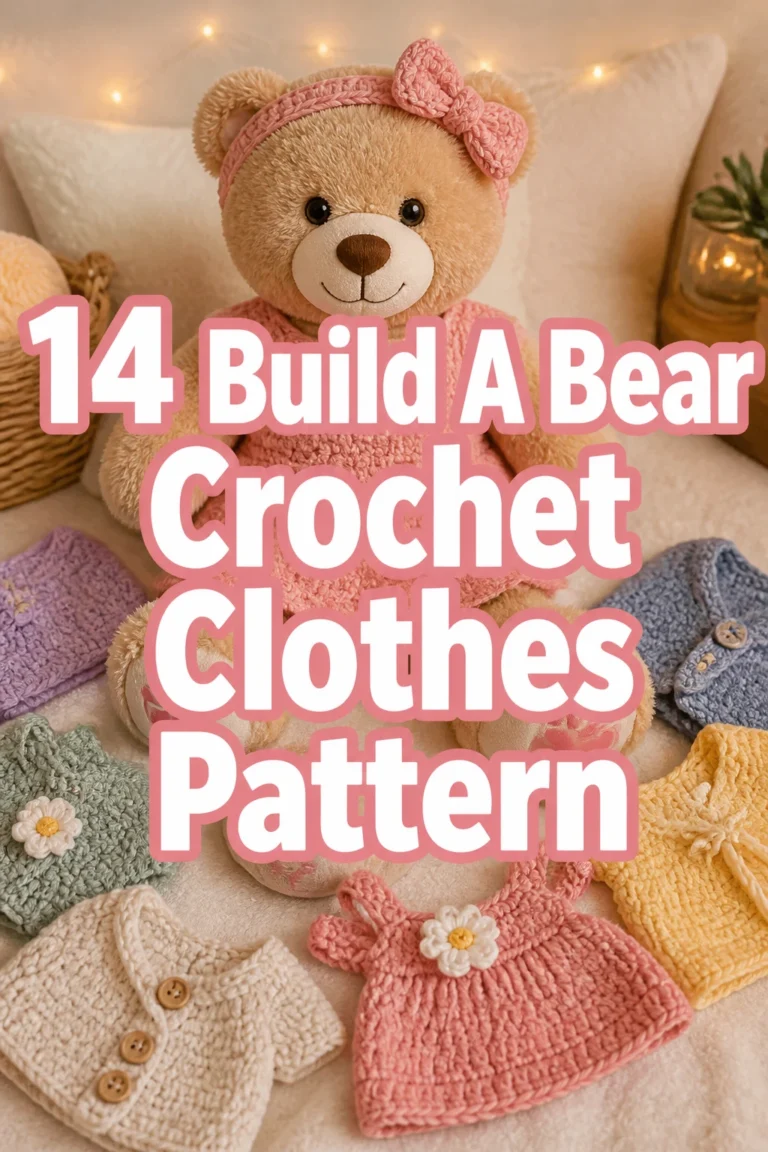 14 Build A Bear Crochet Clothes Pattern