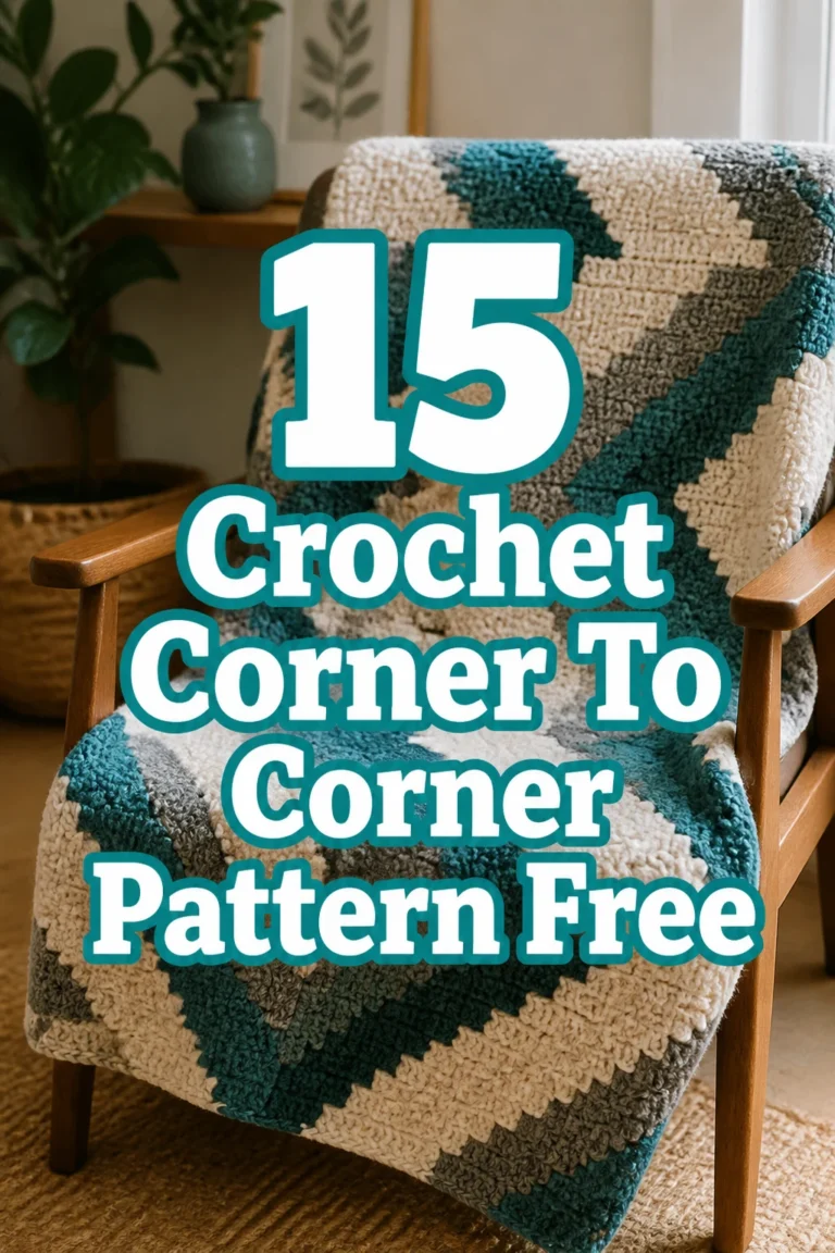 15 Crochet Corner To Corner Pattern Free