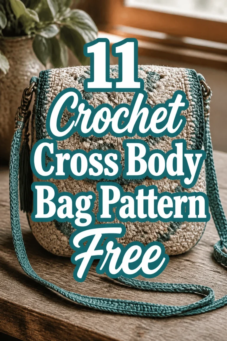 11 Crochet Cross Body Bag Pattern Free