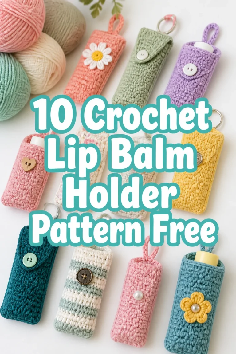 10 Crochet Lip Balm Holder Pattern Free