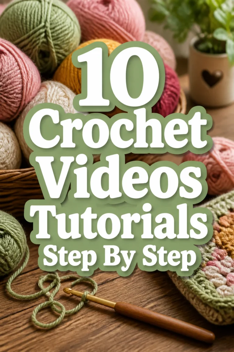 10 Crochet Videos Tutorials Step By Step
