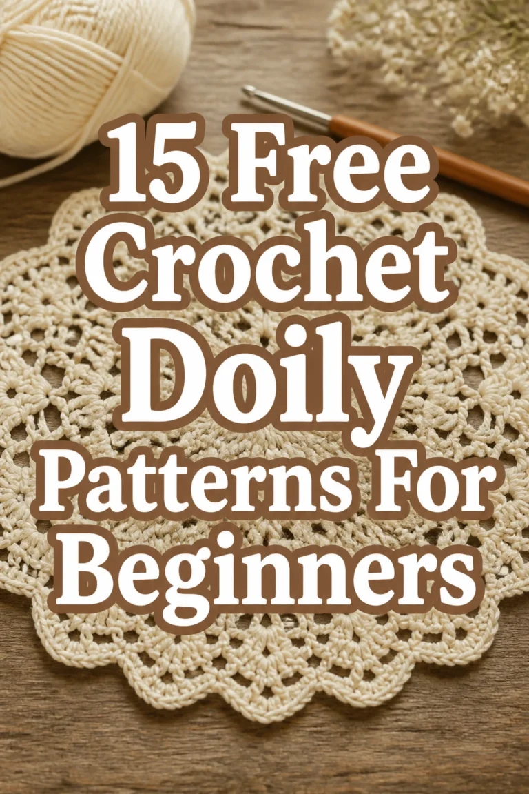 15 Free Crochet Doily Patterns For Beginners