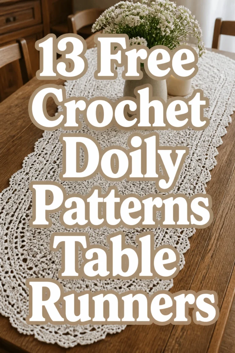 13 Free Crochet Doily Patterns Table Runners
