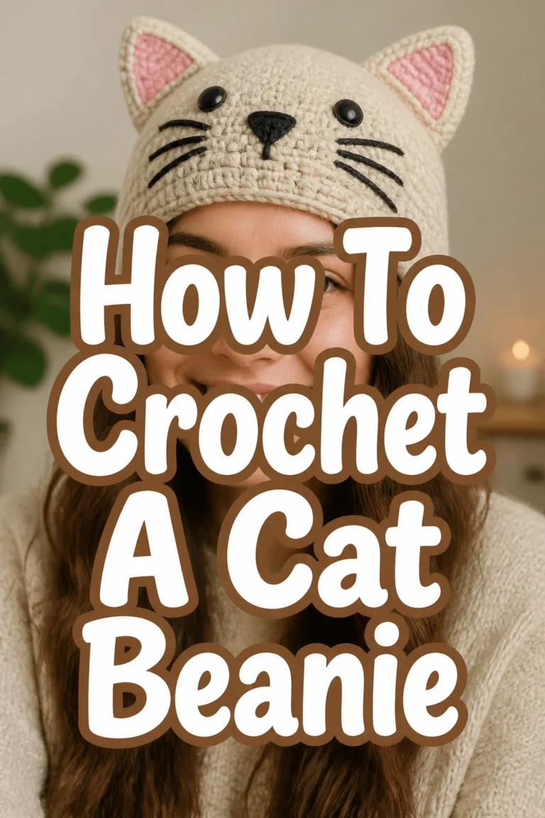 How To Crochet A Cat Beanie