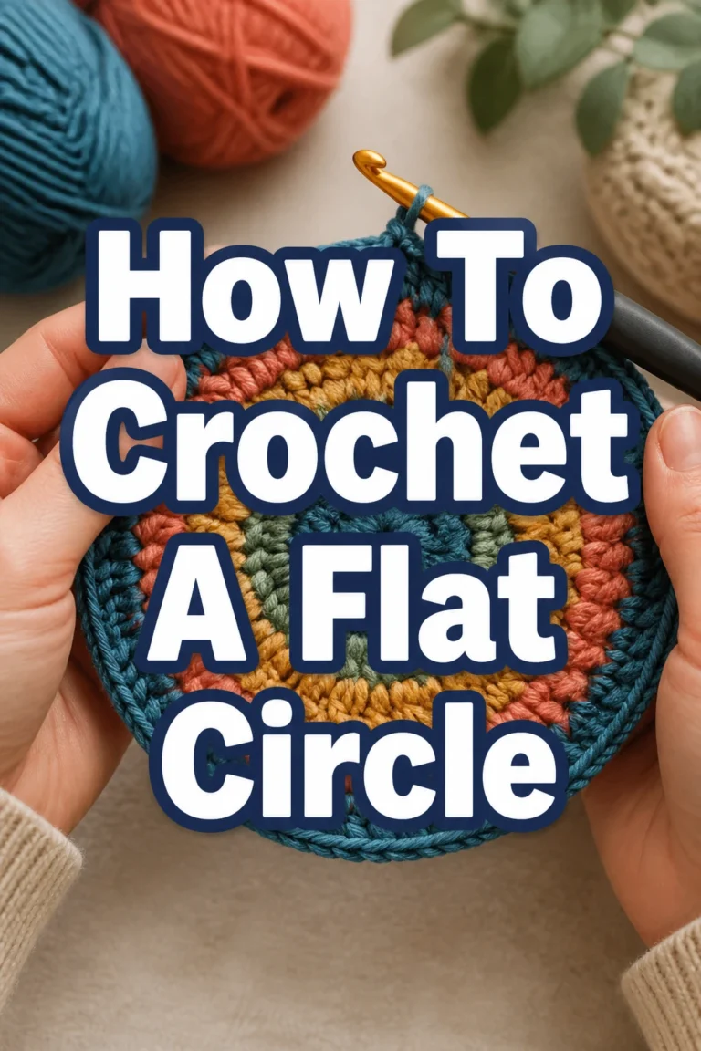 How To Crochet A Flat Circle