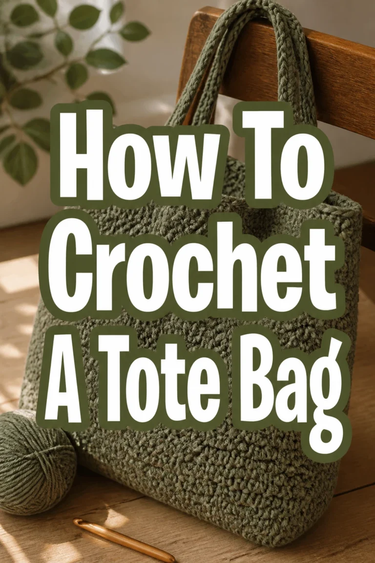 How To Crochet A Tote Bag