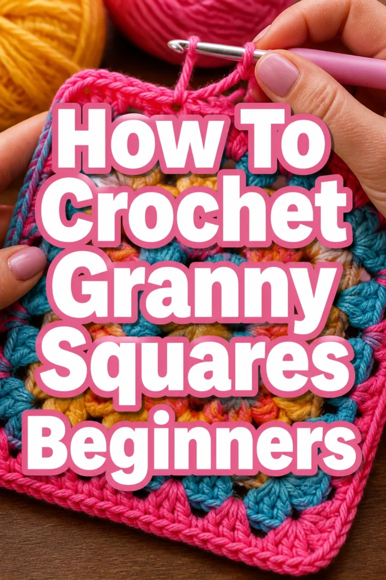 How To Crochet Granny Squares Beginners