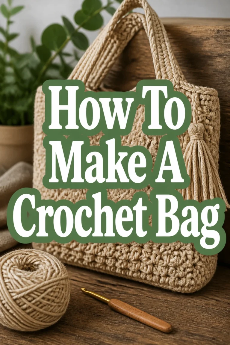 How To Make A Crochet Bag