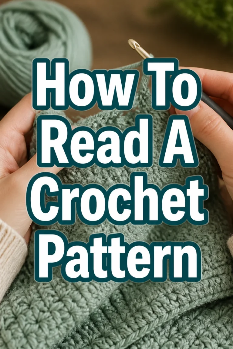 How To Read A Crochet Pattern