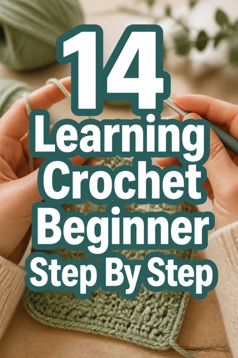 14 Learning Crochet Beginner Step By Step