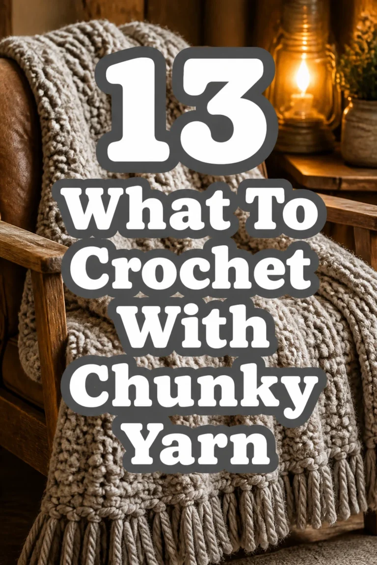 13 What To Crochet With Chunky Yarn