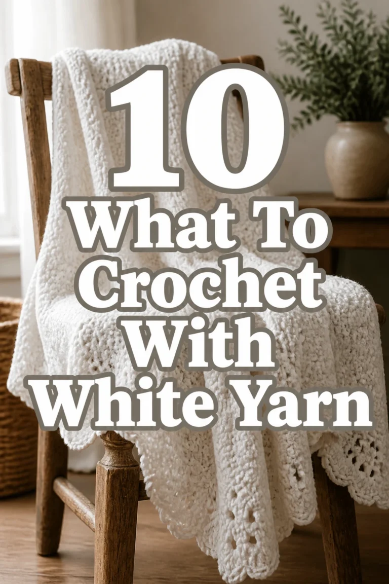 10 What To Crochet With White Yarn